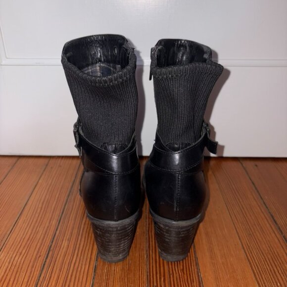 Aquatalia Ankle Boots Black Size 8 - Picture 5 of 9